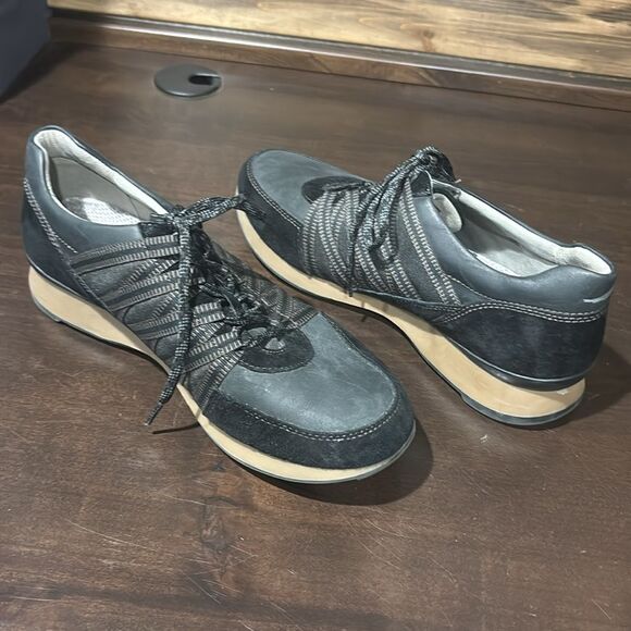 Dansko Gabi Charcoal Black Comfort Sneaker Shoes Size 41 (10.5) - Picture 7 of 11